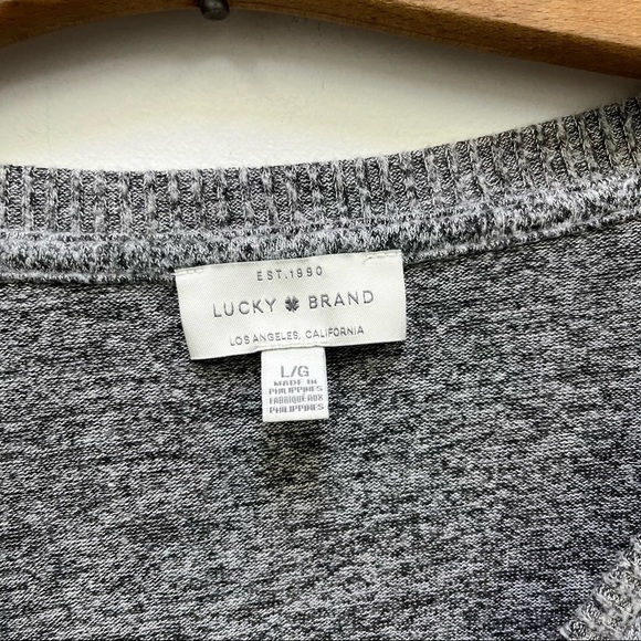 Lucky Brand Soft V-Neck Sweater - Picture 4 of 8